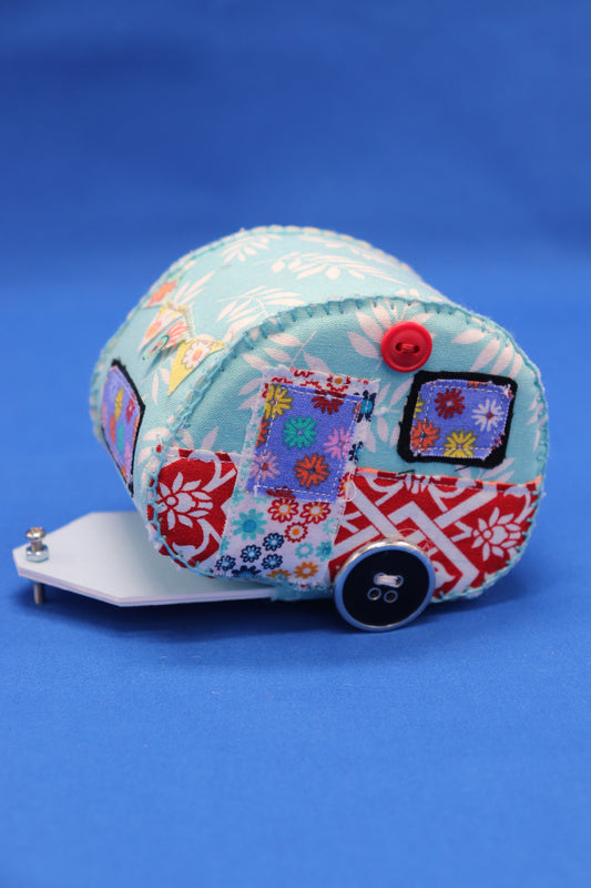 Vintage Caravan pin Cushion