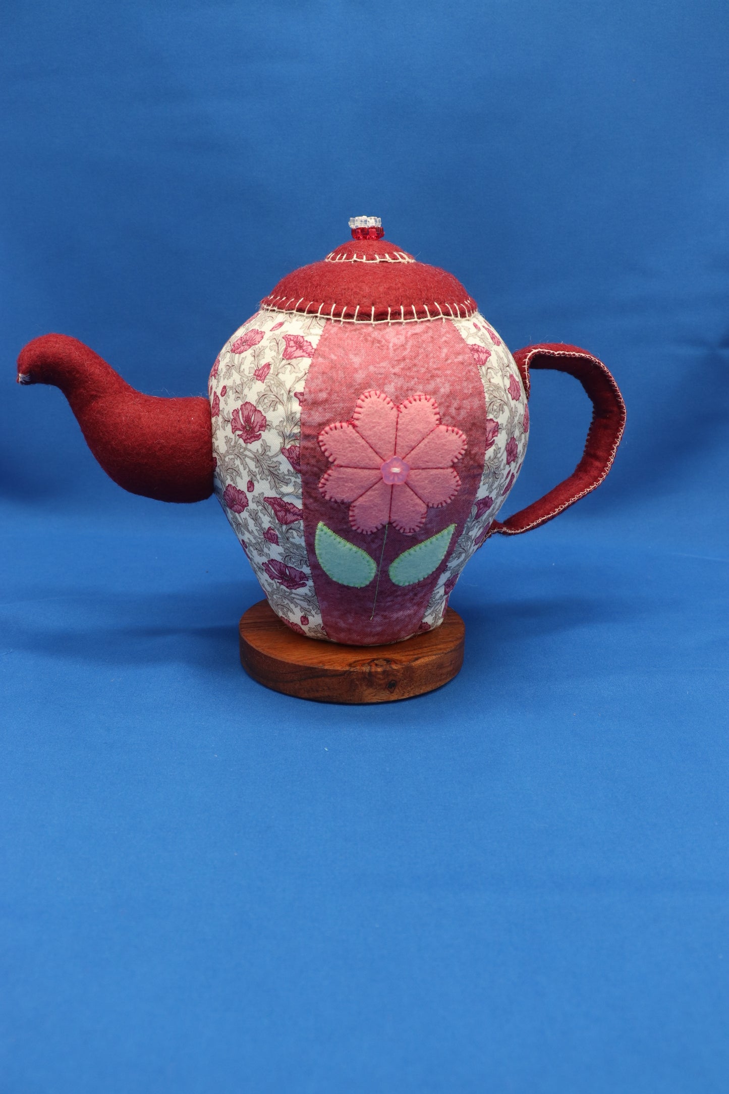 A patch work Tea pot with Functionality